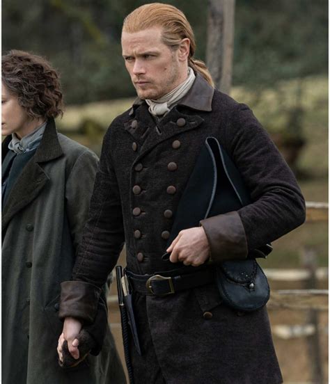 Outlander Season Sam Heughan Leather Coat Ubicaciondepersonascdmxgobmx