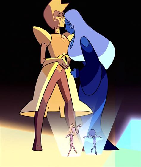 All Rise For The Luminous Yellow Diamond And The Lustrous Blue Diamond Steven Universe