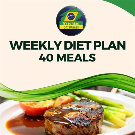 Weekly Diet Plan 40 Meals Brazilian Meal