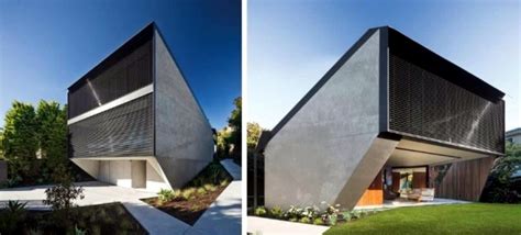 K House In Sydney Concrete House Roof In A Geometric Design