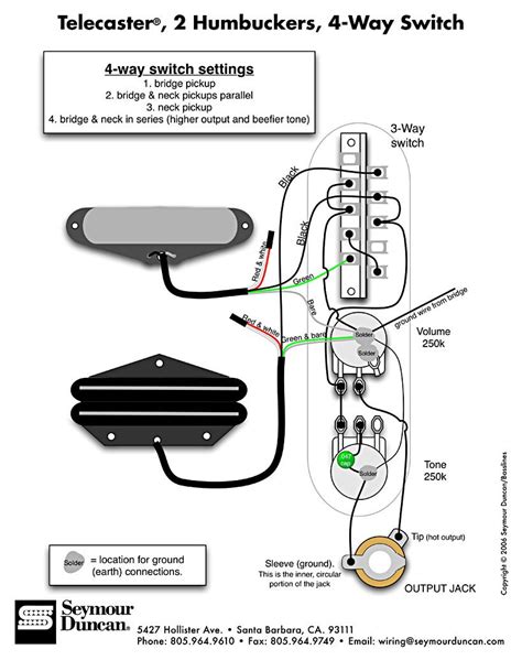 The humbucker i have has three. 3 Way Switch Wiring Diagrams With 2 Hum | Wiring Library