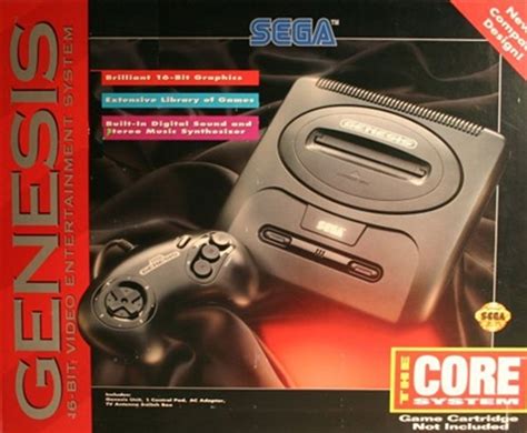 Sega Genesis Ii Core Original System Console Complete In Box For Sale