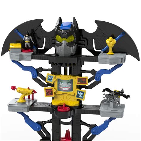 New Imaginext Multi Color Dc Super Friends Transforming Batcave By