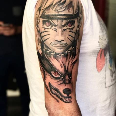 For a publication/dm me to submit your work use the tag #narutotattoo paypal for promotion. Naruto Tattoo 57 | Tatuagem do naruto, Tatuagens de anime ...