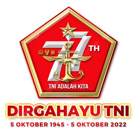 Logo Resmi Choza Tni Ke 77 Png Vectores Psd E Clipart Para Descarga
