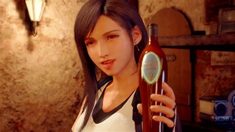 Final Fantasy 7 Remake Walkthrough Tifa Makes Cloud A Drink And Cloud