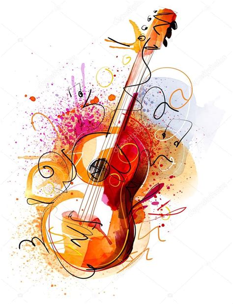 Abstract Electric Guitar Stock Vector Image By ©mixformdesign 56731529