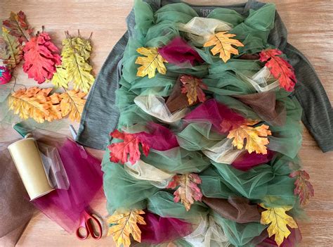Diy Fall Tree Costume The Bright And Lovely