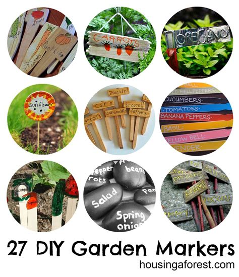 27 Diy Garden Markers Housing A Forest Garden Markers Gardening