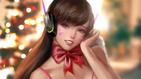 Dva Overwatch Cute Artworks Hd Games 4k Wallpapers Images