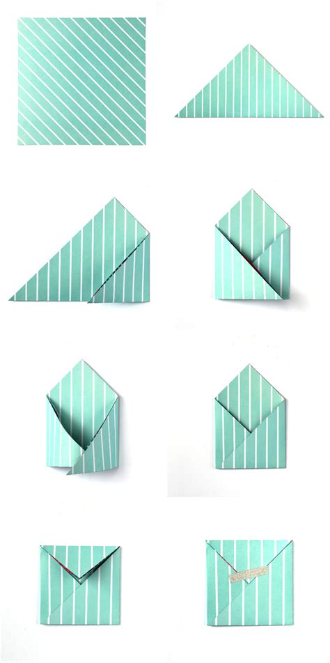 How To Make A Paper Envelope With Lined Paper Printable Templates