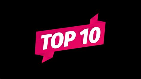 Top 10 Best Ten Chart Stock Footage Video 100 Royalty Free