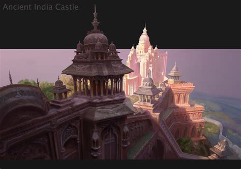 Artstation Ancient India Castle