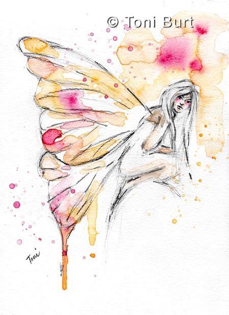 Beguiled Watercolour Faery From My Art Journal Fairy Wings