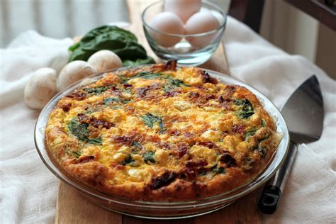 15 Recipes For Great Crustless Spinach Mushroom Quiche Easy Recipes