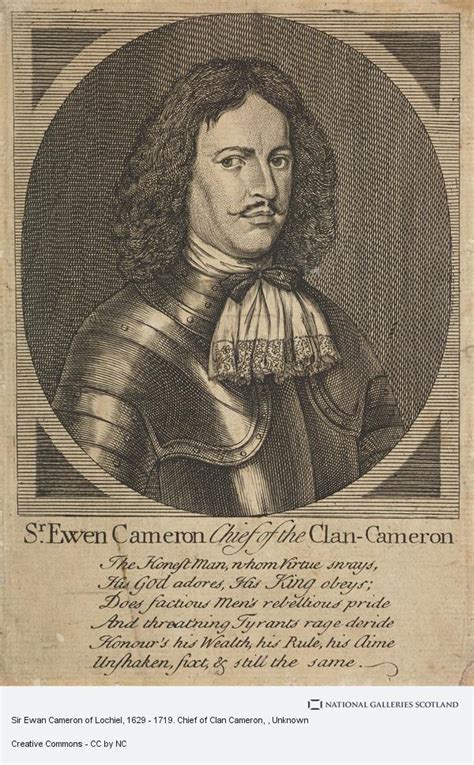 Sir Ewan Cameron Of Lochiel 1629 1719 Chief Of Clan Cameron
