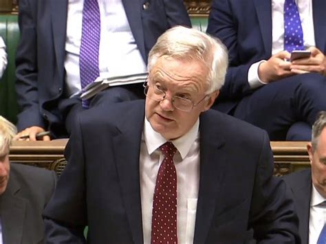 Brexit Secretary David Davis Says Mps Will Not Get A Vote On Article 50
