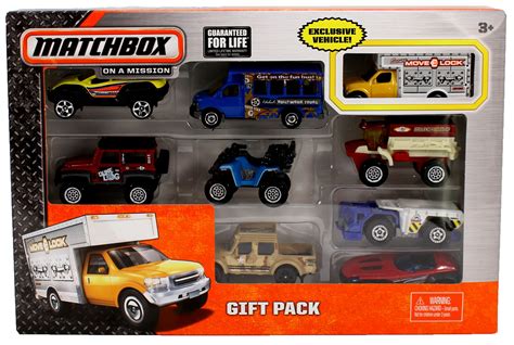 Matchbox 9 Car T Pack With Exclusive Move Lock Truck Matchbox