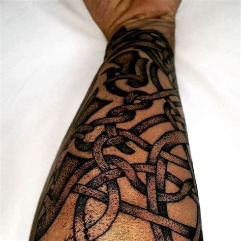 40 Celtic Sleeve Tattoo Designs For Men Manly Ink Ideas