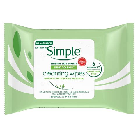 Simple Simple Kind To Skin Cleansing Facial Cleansing Wipes Wipes