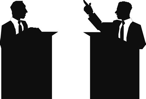 Debate Clipart Black And White Clip Art Library