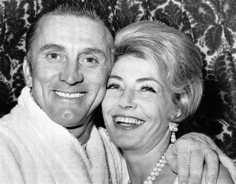 Kirk Douglas And His Wife Anne In New York 1963 Kirk Douglas Turns