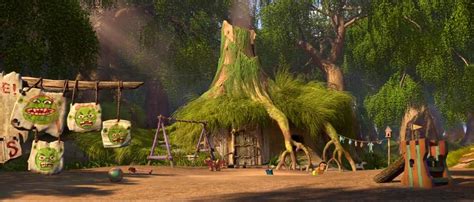 Shrek His House In Swamp Shrek Swamp Animated Movies