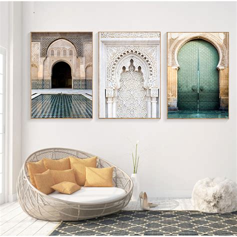 Tableaux Style Marocain Capsule Marrakech Intemporels By Azur Nacré