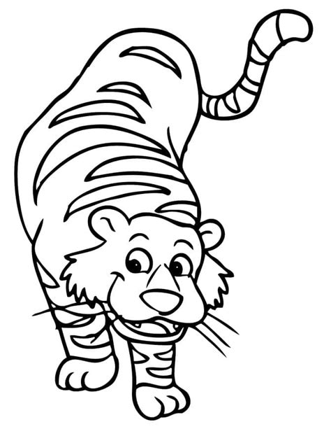 Desenhos De Tigre 3 Para Colorir E Imprimir ColorirOnline Com