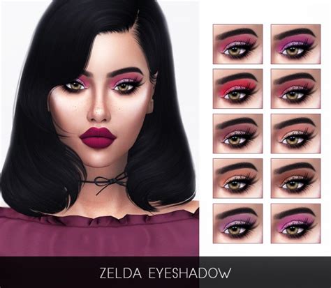 Frost Sims 4 Zelda Eyeshadow And Leah Lips Sims 4 Downloads