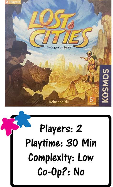 Lost Cities Card Game Review A Pair Of Meeples