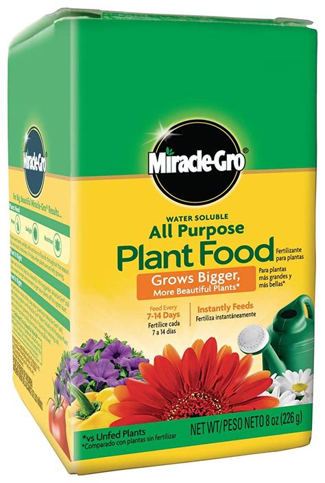 Miracle Gro All Purpose Plant Food Grows Bigger 8 Oz Plant Fertilizer