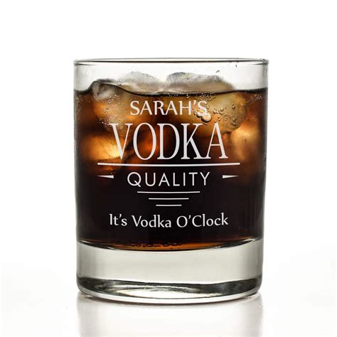 Personalised Vodka Glass