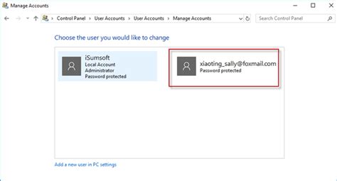 Click on the account which you want to delete (microsoft admin account). 2 Options to Delete/Remove Microsoft Account from Windows ...