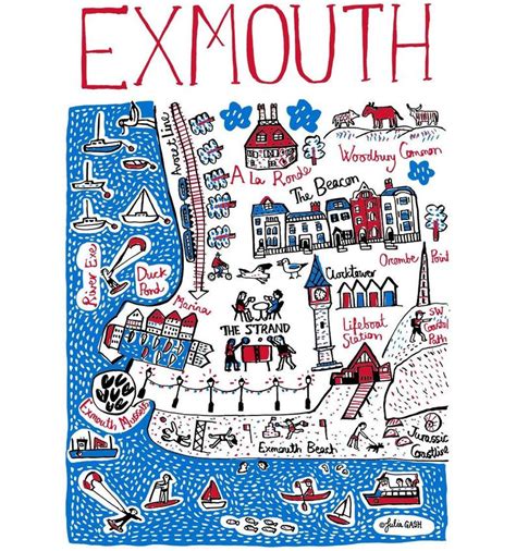 Exmouth Art Print By Julia Gash Etsy Uk Exmouth Art Prints Print