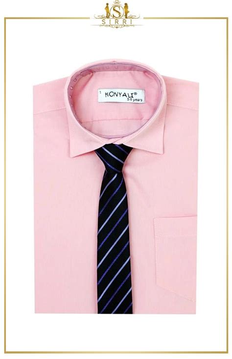 Boys formal pink shirt with tie set in 2020