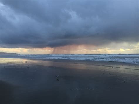 🌦🌊 Dramatic Clouds Last Night At Ocean Beach No Sign Of The Setting