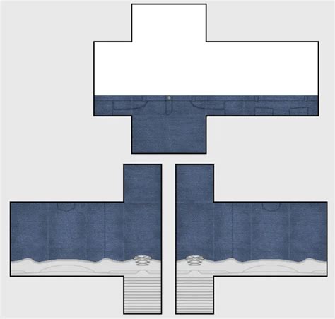 Roblox Aesthetic Jeans Template