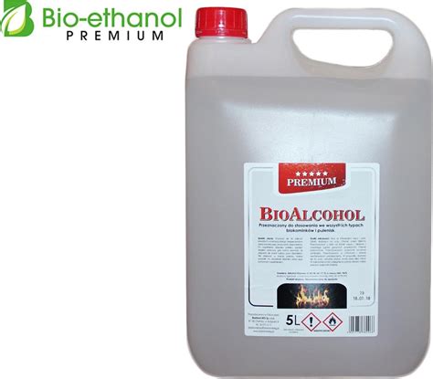 Premium Bio Ethanol Bioethanol 100 Biobrandstof 5 Liter