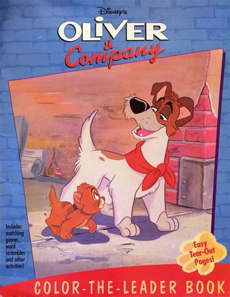 Oliver And Company Color The Leader Book Coloring Books At Retro
