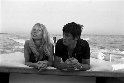 Brigitte Bardot With Alain Delon With In Saint Tropez 1968 Bb