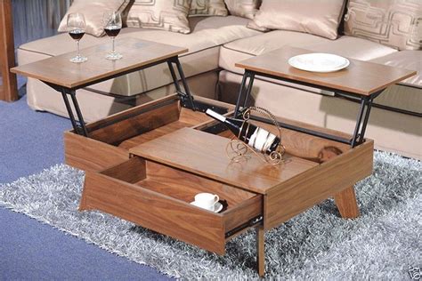 Choochoo lift top coffee table w/hidden storage compartment and 3 lower open shelves, pop up coffee table for living room, brown 4.4 out of 5 stars 15 $119.99 $ 119. Top 50 Flip Up Coffee Tables | Coffee Table Ideas