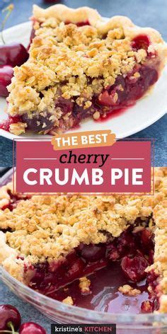 Cherry Crumble Pie Kristine S Kitchen Cherry Pie Recipe Easy Easy