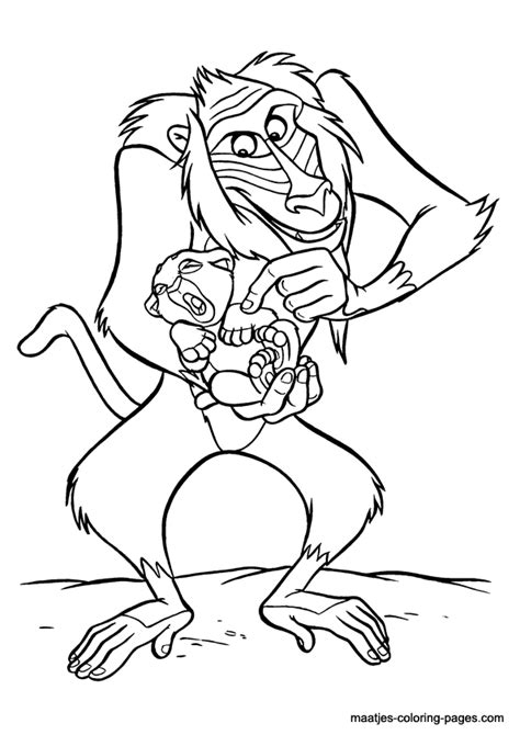 She precedes nala as the queen of pride rock. Lion King coloring page