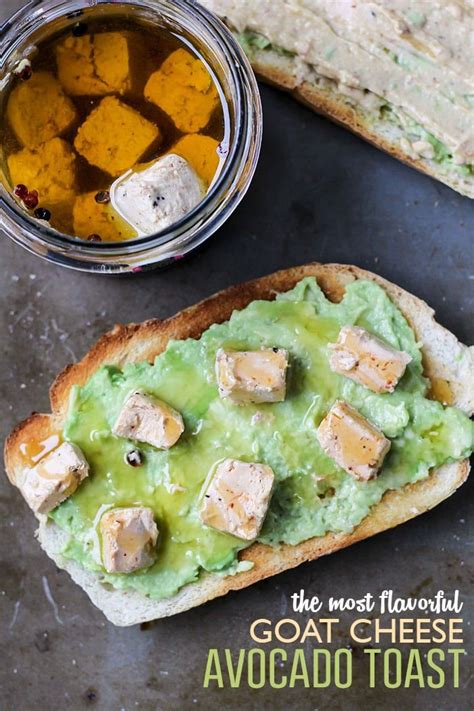 But For Real The Simplest Most Flavorful Goat Cheese Avocado Toast You