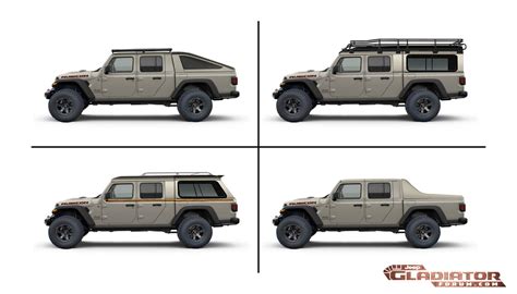 Jeep farout camper rv on the 2021 gladiator ecodiesel. Jeep Gladiator Toppers, Covers, Caps, Racks, Shells ...