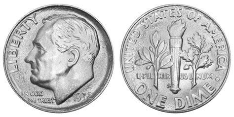 The dime is worth 10 cents or 10¢. 1952 S Roosevelt Silver Dime Coin Value Prices, Photos & Info