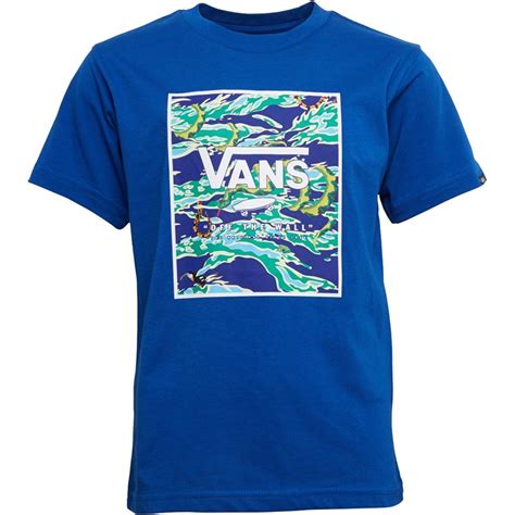 Buy Vans Kids Print Box T Shirt True Bluewhite