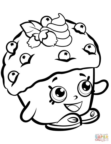 Donuts Kleurplaat Happy Birthday Shopkins 27 Kleurplaat JouwKleurplaten