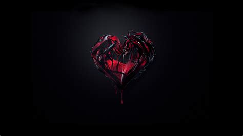 Free black heart wallpapers and black heart backgrounds for your computer desktop. Download Love Black Wallpaper 2560x1440 | Wallpoper #385348